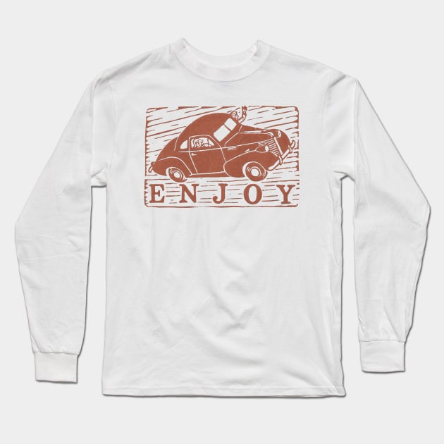 Enjoy! Long Sleeve T-Shirt by WonderWebb